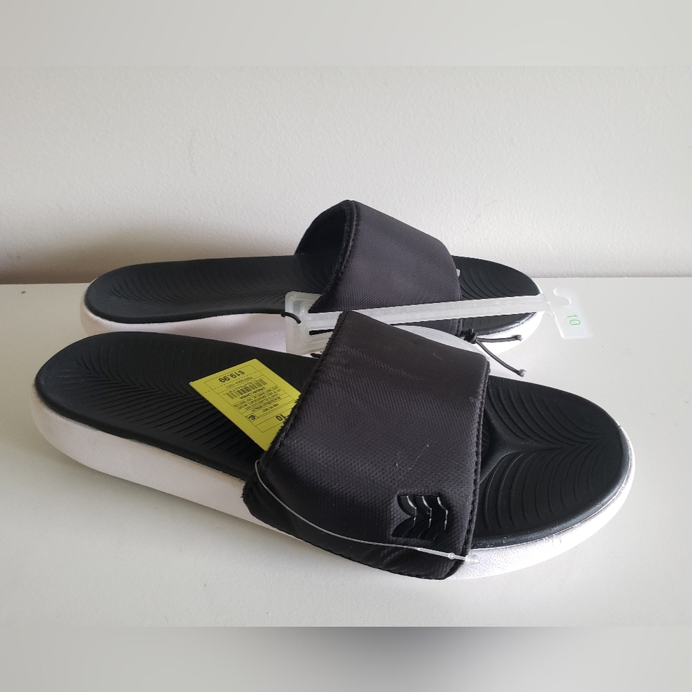 Men's Black Wesley Slippers Size 10